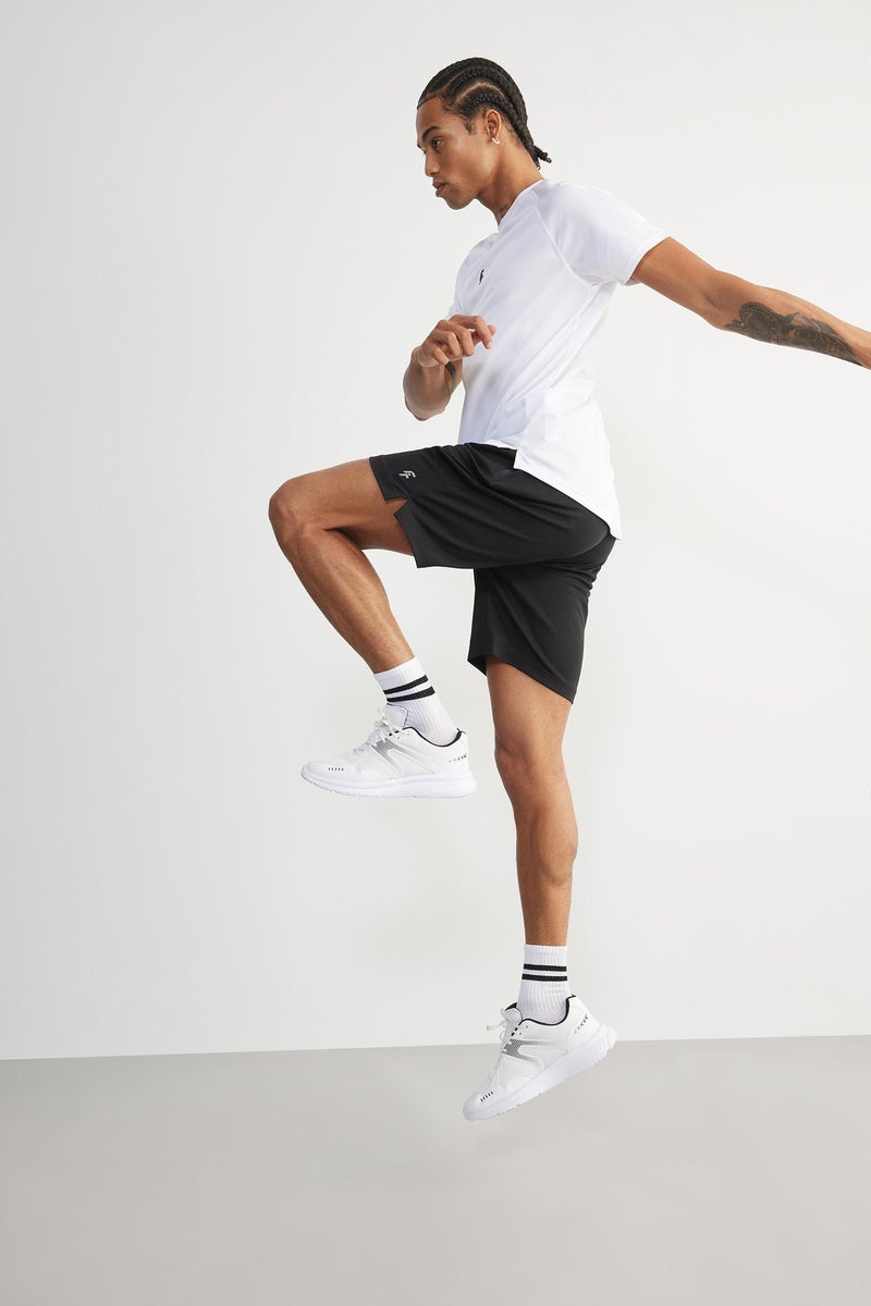 DeFacto Black Man DeFactoFit Slim Fit Sports Standard Leg Shorts Casual - Image 3